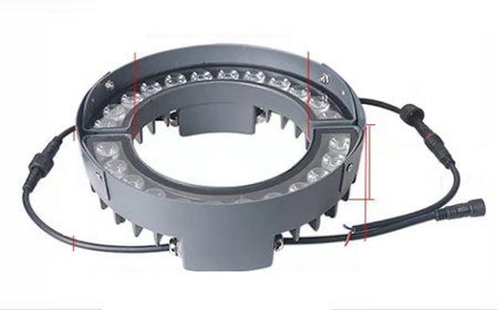 СВЕТИЛЬНИК LED-КРУГОВОЙ ПОДСВЕТКИ ДЕРЕВЬЕВ СЕРИИ BSD-9 24V/220V IP67 1 секция 12Вт CRANE